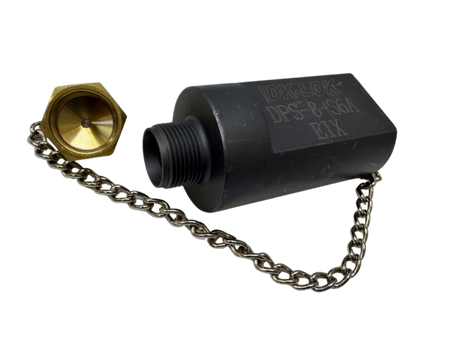 Pre-swaging tool used to set nuts and ferrules onto stainless steel tubing