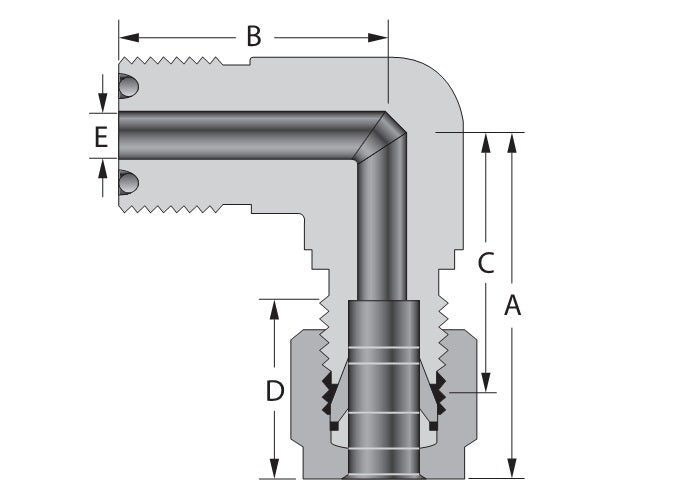 DK-LOK Tube Fitting Elbow