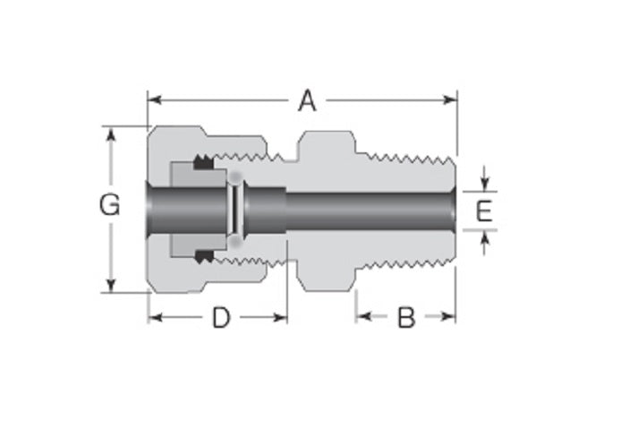 DKUT Male Connector