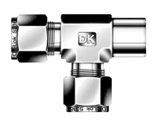 DTRFZ-N Female Run Tee Ferrule Tube Fittings Metric