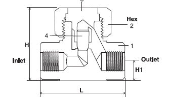 VL36 Series Lift Check Valves