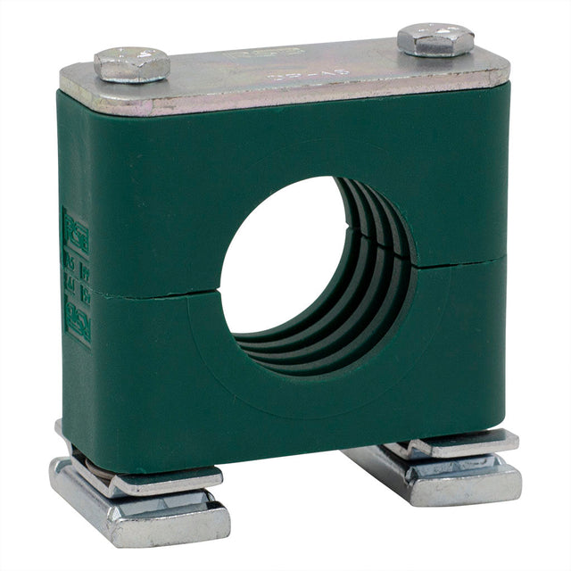Strut mount beta clamp with zinc-plated hardware